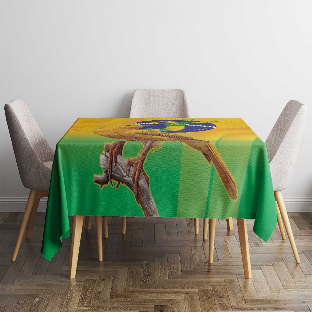 Brasil Volleyball Tablecloth Go Champions Canario-da-terra - Wonder Print Shop