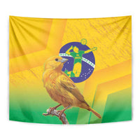 Brasil Volleyball Tapestry Go Champions Canario-da-terra - Wonder Print Shop