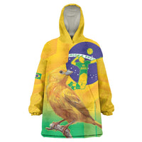 Brasil Volleyball Wearable Blanket Hoodie Go Champions Canario-da-terra - Wonder Print Shop