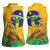 Brasil Volleyball Women Sleeveless Polo Shirt Go Champions Canario-da-terra - Wonder Print Shop