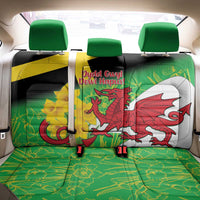 Wales Saint David's Day Back Car Seat Cover Welsh Dragon Dydd Gwyl Dewi Hapus!
