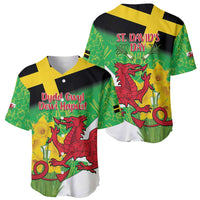 Wales Saint David's Day Baseball Jersey Welsh Dragon Dydd Gwyl Dewi Hapus!