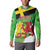 Wales Saint David's Day Button Sweatshirt Welsh Dragon Dydd Gwyl Dewi Hapus!