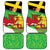 Wales Saint David's Day Car Mats Welsh Dragon Dydd Gwyl Dewi Hapus!