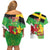 Wales Saint David's Day Couples Matching Off Shoulder Short Dress and Hawaiian Shirt Welsh Dragon Dydd Gwyl Dewi Hapus!