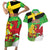 Wales Saint David's Day Couples Matching Short Sleeve Bodycon Dress and Hawaiian Shirt Welsh Dragon Dydd Gwyl Dewi Hapus!