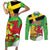 Wales Saint David's Day Couples Matching Short Sleeve Bodycon Dress and Long Sleeve Button Shirt Welsh Dragon Dydd Gwyl Dewi Hapus!