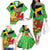 Wales Saint David's Day Family Matching Off The Shoulder Long Sleeve Dress and Hawaiian Shirt Welsh Dragon Dydd Gwyl Dewi Hapus!