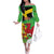 Wales Saint David's Day Family Matching Off The Shoulder Long Sleeve Dress and Hawaiian Shirt Welsh Dragon Dydd Gwyl Dewi Hapus!