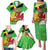 Wales Saint David's Day Family Matching Puletasi and Hawaiian Shirt Welsh Dragon Dydd Gwyl Dewi Hapus!