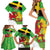 Wales Saint David's Day Family Matching Short Sleeve Bodycon Dress and Hawaiian Shirt Welsh Dragon Dydd Gwyl Dewi Hapus!