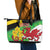 Wales Saint David's Day Leather Tote Bag Welsh Dragon Dydd Gwyl Dewi Hapus!