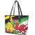 Wales Saint David's Day Leather Tote Bag Welsh Dragon Dydd Gwyl Dewi Hapus!