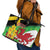Wales Saint David's Day Leather Tote Bag Welsh Dragon Dydd Gwyl Dewi Hapus!