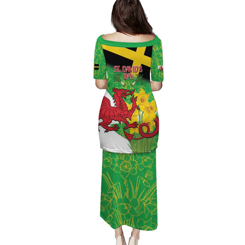 Wales Saint David's Day Puletasi Welsh Dragon Dydd Gwyl Dewi Hapus!