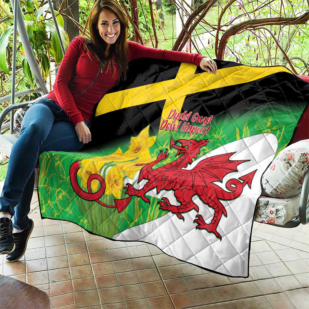 Wales Saint David's Day Quilt Welsh Dragon Dydd Gwyl Dewi Hapus!