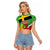 Wales Saint David's Day Raglan Cropped T Shirt Welsh Dragon Dydd Gwyl Dewi Hapus!