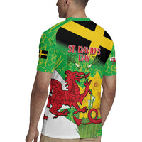 Wales Saint David's Day Rugby Jersey Welsh Dragon Dydd Gwyl Dewi Hapus!
