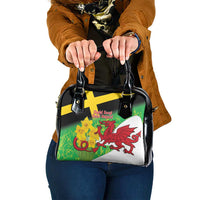 Wales Saint David's Day Shoulder Handbag Welsh Dragon Dydd Gwyl Dewi Hapus!