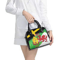 Wales Saint David's Day Shoulder Handbag Welsh Dragon Dydd Gwyl Dewi Hapus!