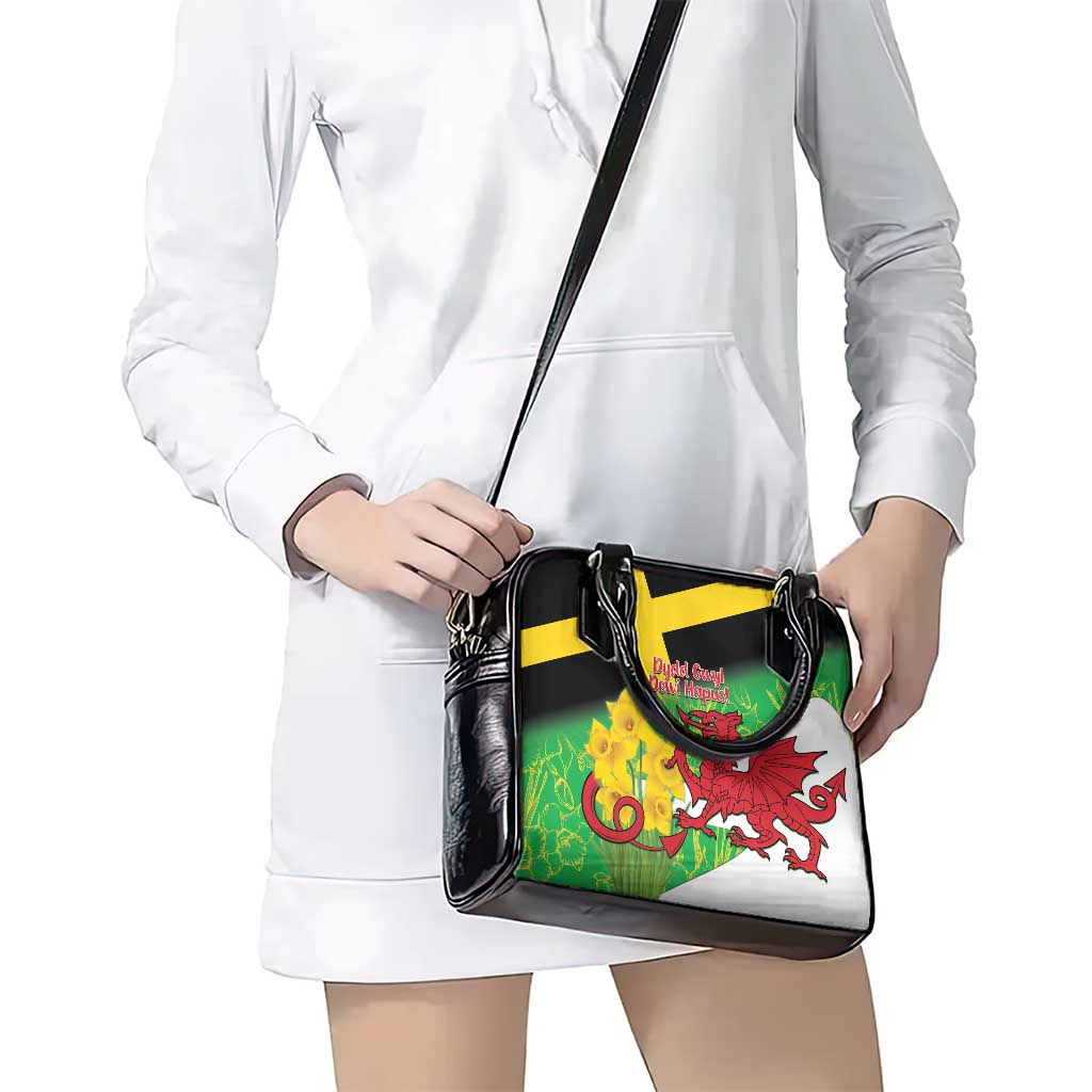 Wales Saint David's Day Shoulder Handbag Welsh Dragon Dydd Gwyl Dewi Hapus!