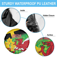 Wales Saint David's Day Spare Tire Cover Welsh Dragon Dydd Gwyl Dewi Hapus!
