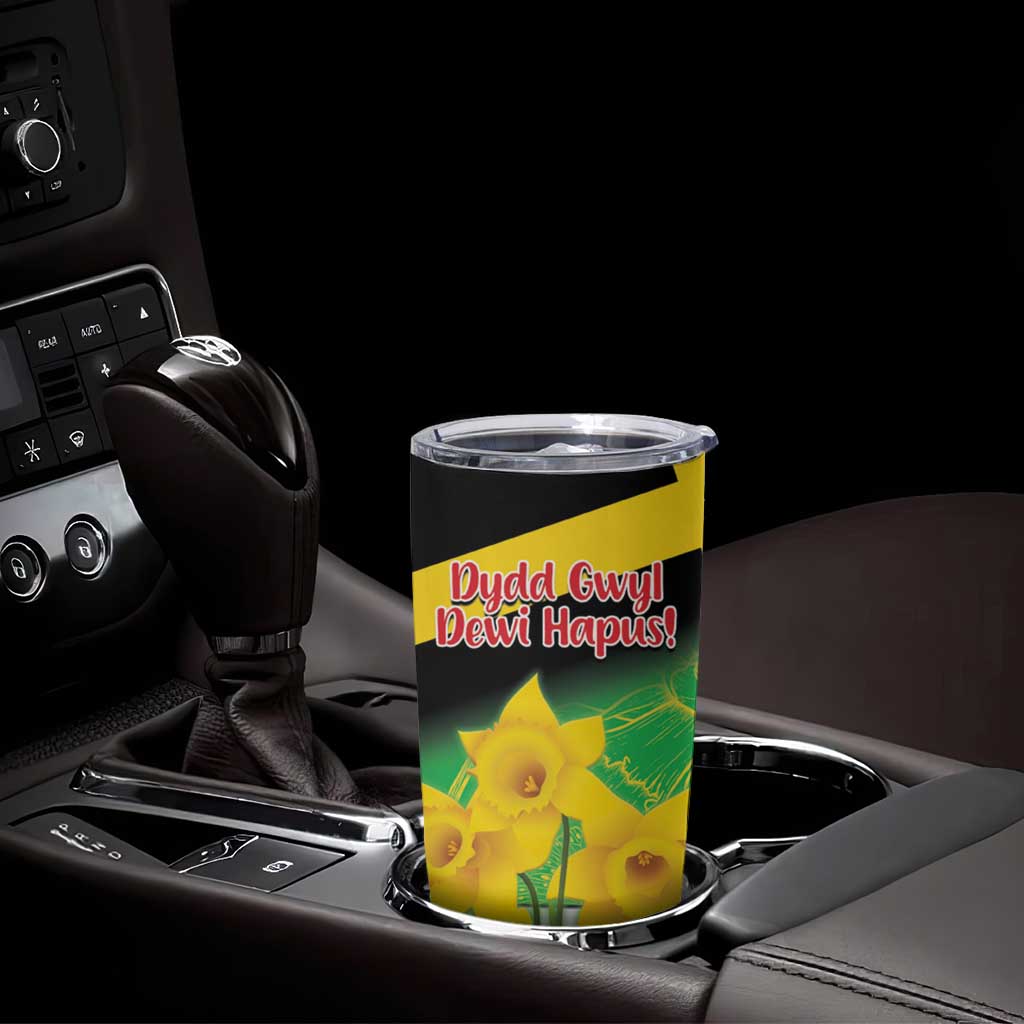 Wales Saint David's Day Tumbler Cup Welsh Dragon Dydd Gwyl Dewi Hapus!