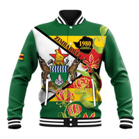 Zimbabwe Independence Day Baseball Jacket Happy 45 Years Of Independence