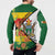 Zimbabwe Independence Day Button Sweatshirt Happy 45 Years Of Independence