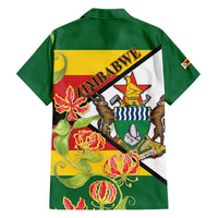 Zimbabwe Independence Day Family Matching Off The Shoulder Long Sleeve Dress and Hawaiian Shirt Happy 45 Years Of Independence