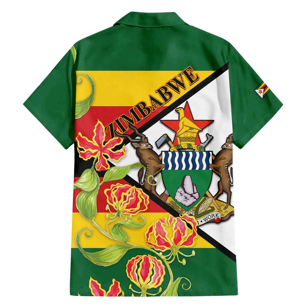 Zimbabwe Independence Day Family Matching Summer Maxi Dress and Hawaiian Shirt Happy 45 Years Of Independence