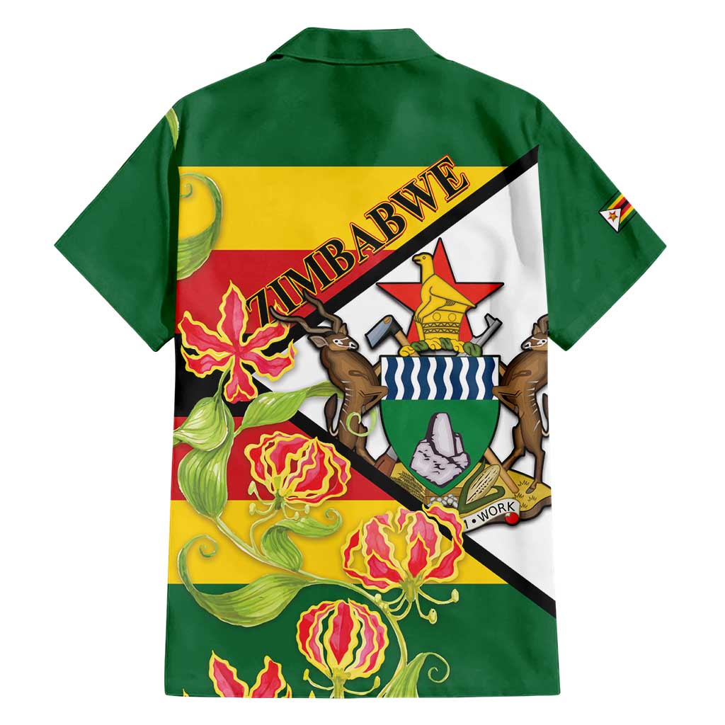 Zimbabwe Independence Day Hawaiian Shirt Happy 45 Years Of Independence