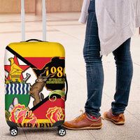 Zimbabwe Independence Day Luggage Cover Happy 45 Years Of Independence