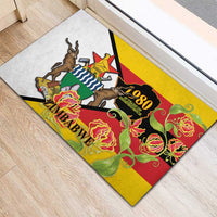 Zimbabwe Independence Day Rubber Doormat Happy 45 Years Of Independence