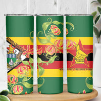 Zimbabwe Independence Day Skinny Tumbler Happy 45 Years Of Independence