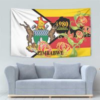 Zimbabwe Independence Day Tapestry Happy 45 Years Of Independence