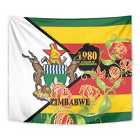 Zimbabwe Independence Day Tapestry Happy 45 Years Of Independence