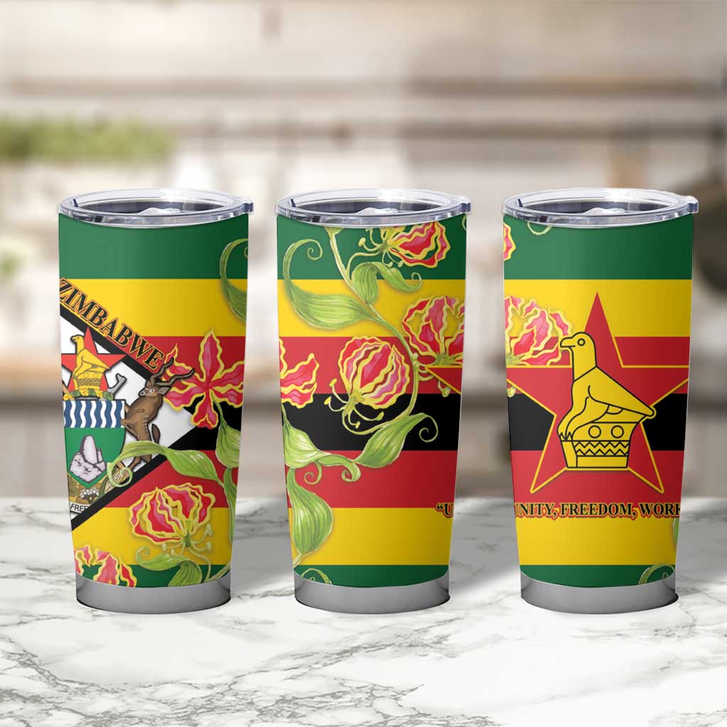 Zimbabwe Independence Day Tumbler Cup Happy 45 Years Of Independence