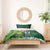 Custom Lebanon And Australia Rugby Bedding Set Aussie Kangaroos Lebanese Cedars