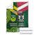 Custom Lebanon And Australia Rugby Blanket Aussie Kangaroos Lebanese Cedars