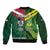 Custom Lebanon And Australia Rugby Bomber Jacket Aussie Kangaroos Lebanese Cedars