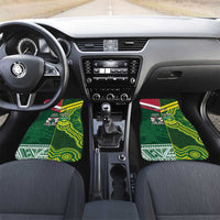 Custom Lebanon And Australia Rugby Car Mats Aussie Kangaroos Lebanese Cedars