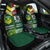 Custom Lebanon And Australia Rugby Car Seat Cover Aussie Kangaroos Lebanese Cedars