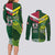 Custom Lebanon And Australia Rugby Couples Matching Long Sleeve Bodycon Dress and Long Sleeve Button Shirt Aussie Kangaroos Lebanese Cedars