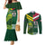 Custom Lebanon And Australia Rugby Couples Matching Mermaid Dress and Long Sleeve Button Shirt Aussie Kangaroos Lebanese Cedars