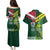 Custom Lebanon And Australia Rugby Couples Matching Puletasi and Hawaiian Shirt Aussie Kangaroos Lebanese Cedars