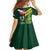 Custom Lebanon And Australia Rugby Family Matching Puletasi and Hawaiian Shirt Aussie Kangaroos Lebanese Cedars