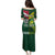 Custom Lebanon And Australia Rugby Family Matching Puletasi and Hawaiian Shirt Aussie Kangaroos Lebanese Cedars