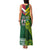 Custom Lebanon And Australia Rugby Family Matching Tank Maxi Dress and Hawaiian Shirt Aussie Kangaroos Lebanese Cedars