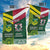 Custom Lebanon And Australia Rugby Garden Flag Aussie Kangaroos Lebanese Cedars